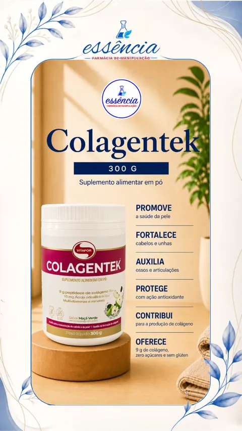 COLAGENTEK, SABOR: MAÇÃ VERDE