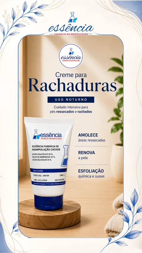 Creme para rachaduras 